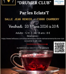 Th&eacute;&acirc;tre humour : "Drumer Club"