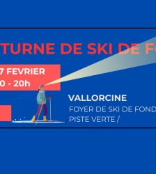 Ski de fond en nocturne Vallorcine