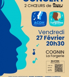 Concert : 2 Ch&oelig;urs de Mouxy Melody