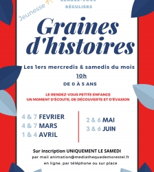 Graines d'histoires : lectures pour les 0-5 ans