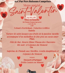 St Valentin au restaurant  "LE ZEBRA"
