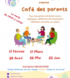 Caf&eacute; des parents de l'association Parent'aise atypique