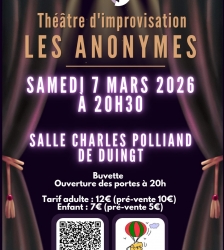 Improvisation th&eacute;&acirc;trale avec les Anonymes