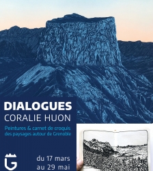 Dialogues - Peintures et carnet de croquis des paysages autour de Grenoble