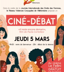 Cin&eacute; d&eacute;bat - Journ&eacute;e Internationale des Droits des Femmes