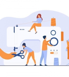 Couture d'un tapis &agrave; histoire adulte