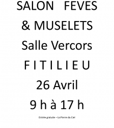 Salon des f&egrave;ves et muselets de champagne