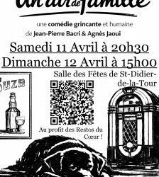 ANNUL&Eacute; : Th&eacute;&acirc;tre &laquo; Un air de famille &raquo;