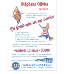 St&eacute;phane Olivier raconte au coffee-shop "L'enchanteur"
