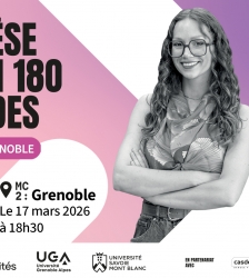 Ma th&egrave;se en 180 secondes : finale de l&rsquo;acad&eacute;mie de Grenoble