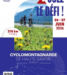 Osez le D&eacute;fi "Cyclomontagnarde de Haute-Savoie"