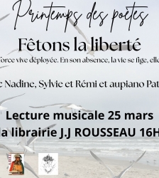 Printemps des po&egrave;tes : lecture musicale