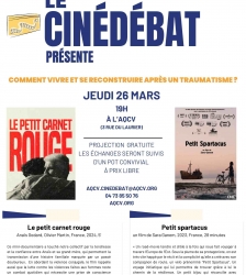 Projection de deux documentaires "Le petit carnet rouge et petit Spartacus"