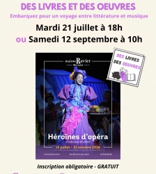Animation &agrave; la Maison Ravier : des livres et des oeuvres