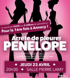 Th&eacute;&acirc;tre : Arr&ecirc;te de pleurer P&eacute;n&eacute;lope