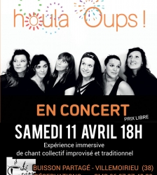 Concert des Houla Oups au Caf&eacute; Cr&eacute;m'