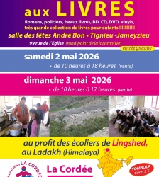 12 &egrave;me foire aux livres de l'association La Cord&eacute;e