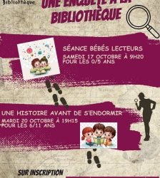 Enqu&ecirc;te &agrave; la biblioth&egrave;que de Cr&eacute;mieu : s&eacute;ance de lecture