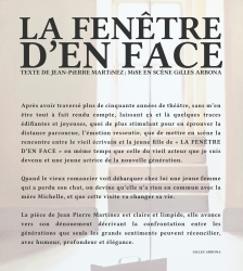 Th&eacute;&acirc;tre : La fen&ecirc;tre d'en face