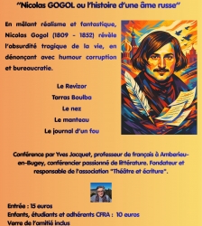 Nicolas Gogol (1809-1852) ou l'histoire d'une &acirc;me russe