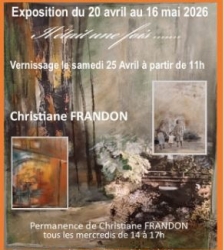 Exposition de peinture Christiane Frandon