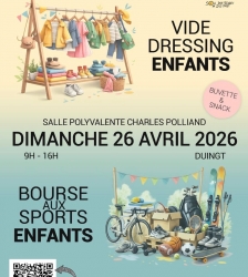 Vide dressing et bourse aux sports enfants