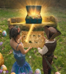 Grand jeu de piste de P&acirc;ques