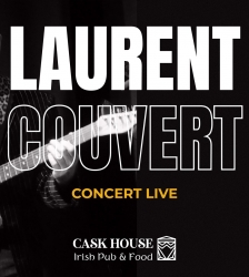 Concert live au Cask House :  Laurent Couvert