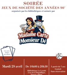 Soir&eacute;e jeux de soci&eacute;t&eacute; des ann&eacute;es 90
