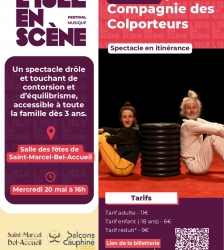 Festival Isle en sc&egrave;ne - spectacle familial &agrave; Saint-Marcel-Bel-Accueil : Toyo !