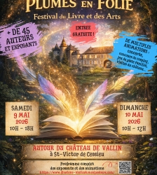 Plumes en Folie : Festival du Livre et des Arts au Ch&acirc;teau de Vallin