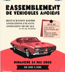Rassemblement de v&eacute;hicules anciens