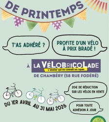 Op&eacute;ration de printemps &agrave; la V&eacute;lobricolade de Chamb&eacute;ry