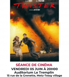 Projection du film "Twister"