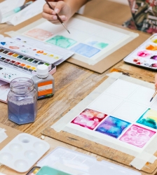 Atelier aidants : respiration cr&eacute;ative par les arts plastiques