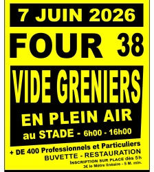 Grand vide greniers ext&eacute;rieur