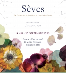 Exposition temporaire &agrave; Brangues : S&egrave;ves, de l'ombre &agrave; la lumi&egrave;re, le chant des fleurs