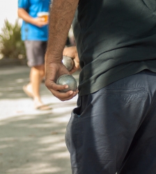 Concours de p&eacute;tanque &agrave; Serm&eacute;rieu : challenge Juppet fils