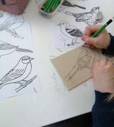 Visite-atelier : dessin et gravure en famille !