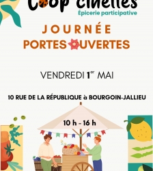 Journ&eacute;e Portes Ouvertes de l'&eacute;picerie participative Coop'cinelles