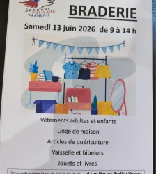 Braderie du secours populaire