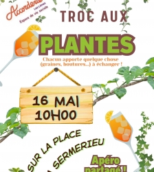 Troc aux plantes de l'Accorderie des Lones &agrave; Serm&eacute;rieu
