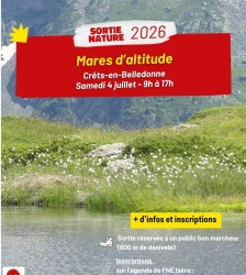 Mares d'altitude : un milieu vivant