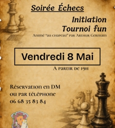 Initiation aux &eacute;checs + Tournoi Fun