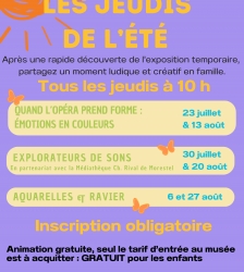 Les jeudis de l'&eacute;t&eacute; &agrave; la Maison Ravier : Explorateurs de sons