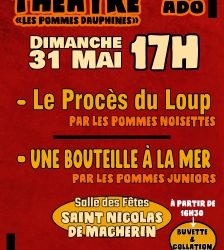 Th&eacute;&acirc;tre : Pommes noisettes et Pommes juniors