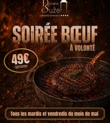 Soir&eacute;es boeuf &agrave; volont&eacute; au Domaine de Suzel