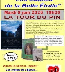 Projection - d&eacute;bat organis&eacute;e par la section locale de la Libre Pens&eacute;e