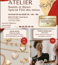 Atelier Beaut&eacute; et Bijoux sp&eacute;cial F&ecirc;te des M&egrave;res