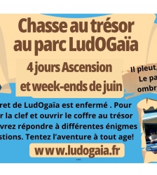 Chasse au tr&eacute;sor au parc LudOGa&iuml;a